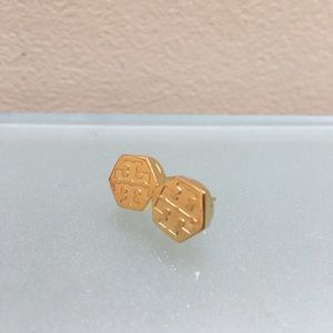 Tory Burch gold stud earrings